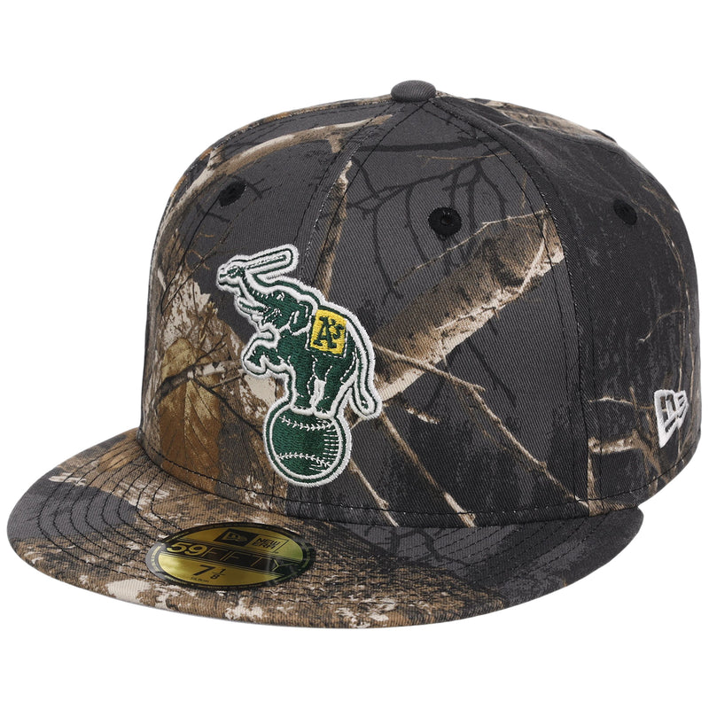 Oakland Athletics MLB Black Realtree New Era 59FIFTY