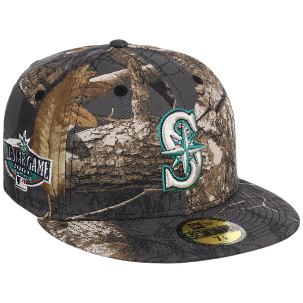 Seattle Mariners MLB Black Realtree New Era 59FIFTY