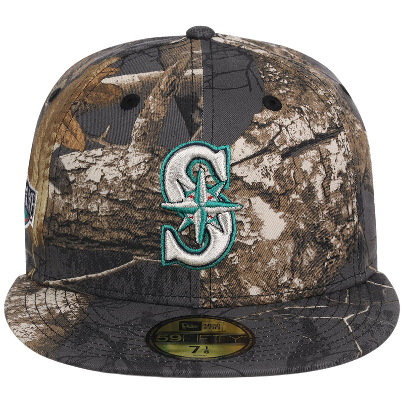 Seattle Mariners MLB Black Realtree New Era 59FIFTY