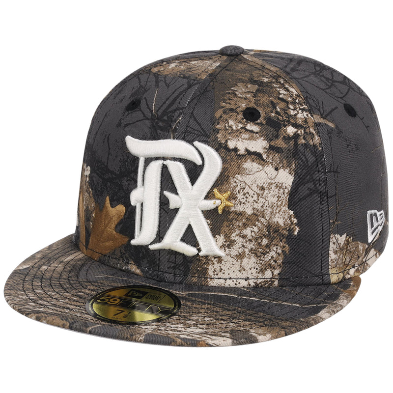 Texas Rangers MLB Black Realtree New Era 59FIFTY