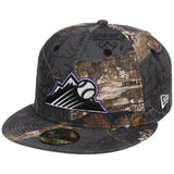 Colorado Rockies MLB Black Realtree New Era 59FIFTY