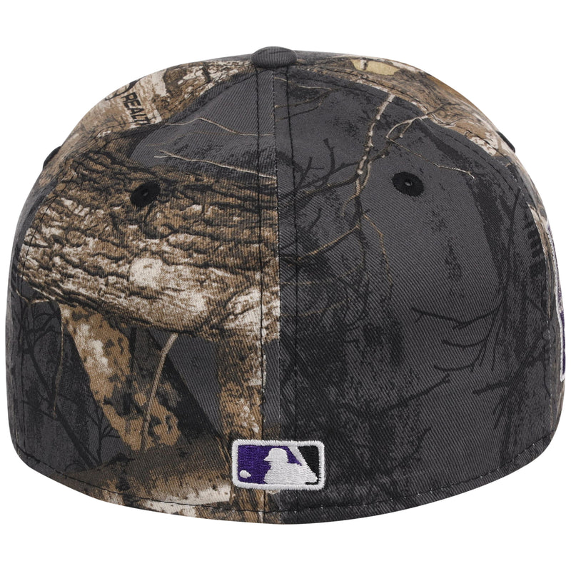 Colorado Rockies MLB Black Realtree New Era 59FIFTY