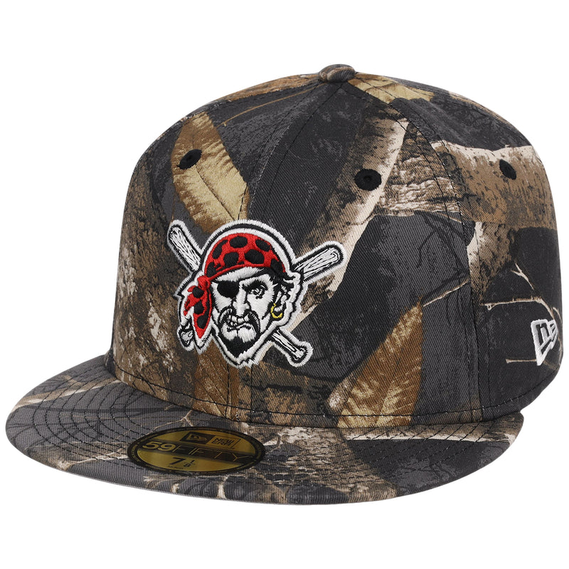 Pittsburgh Pirates MLB Black Realtree New Era 59FIFTY