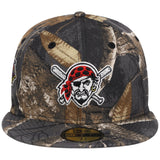 Pittsburgh Pirates MLB Black Realtree New Era 59FIFTY