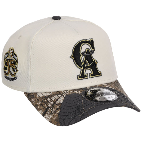 Anaheim Angels MLB Black Realtree Chrome New Era 9FORTY