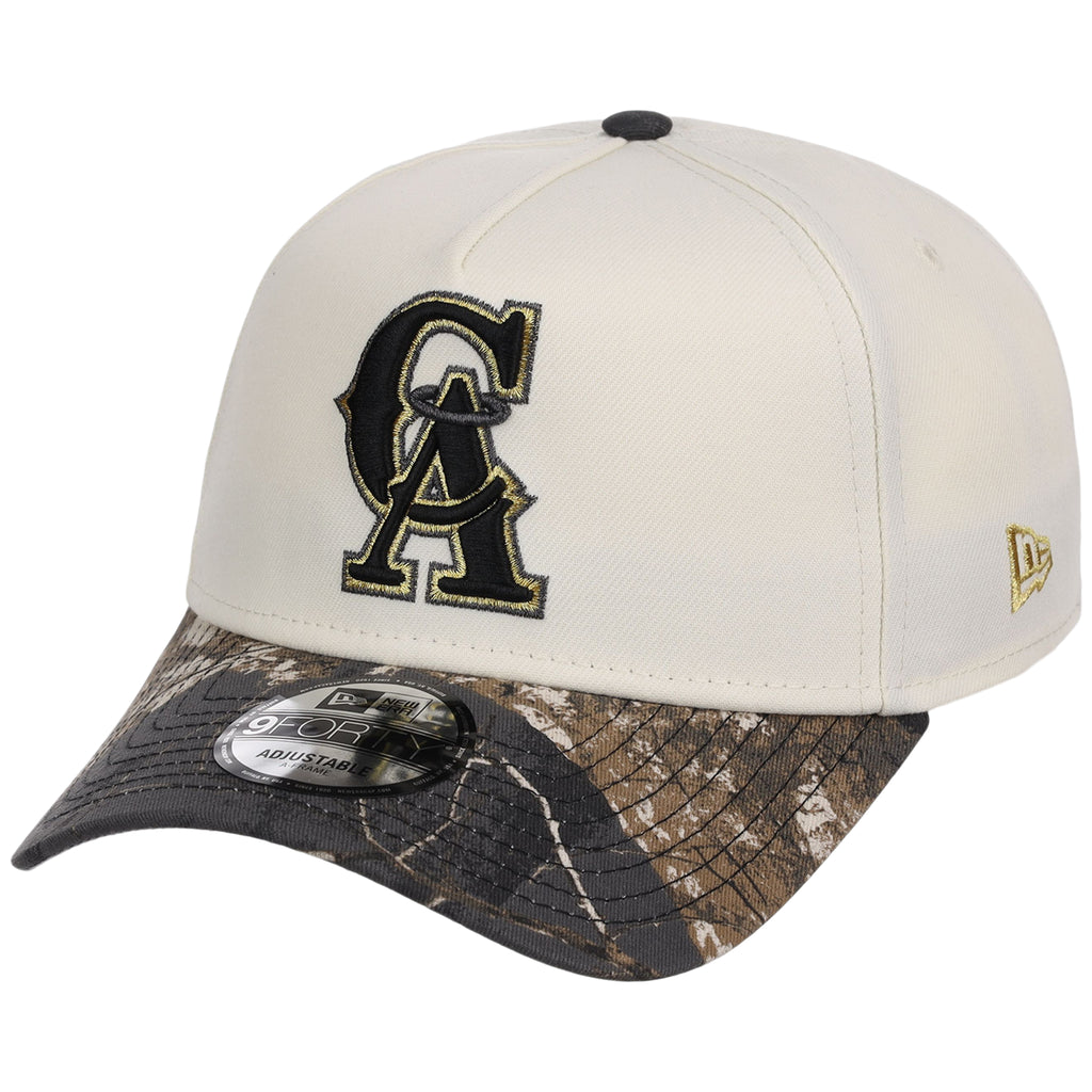 Anaheim Angels MLB Black Realtree Chrome New Era 9FORTY