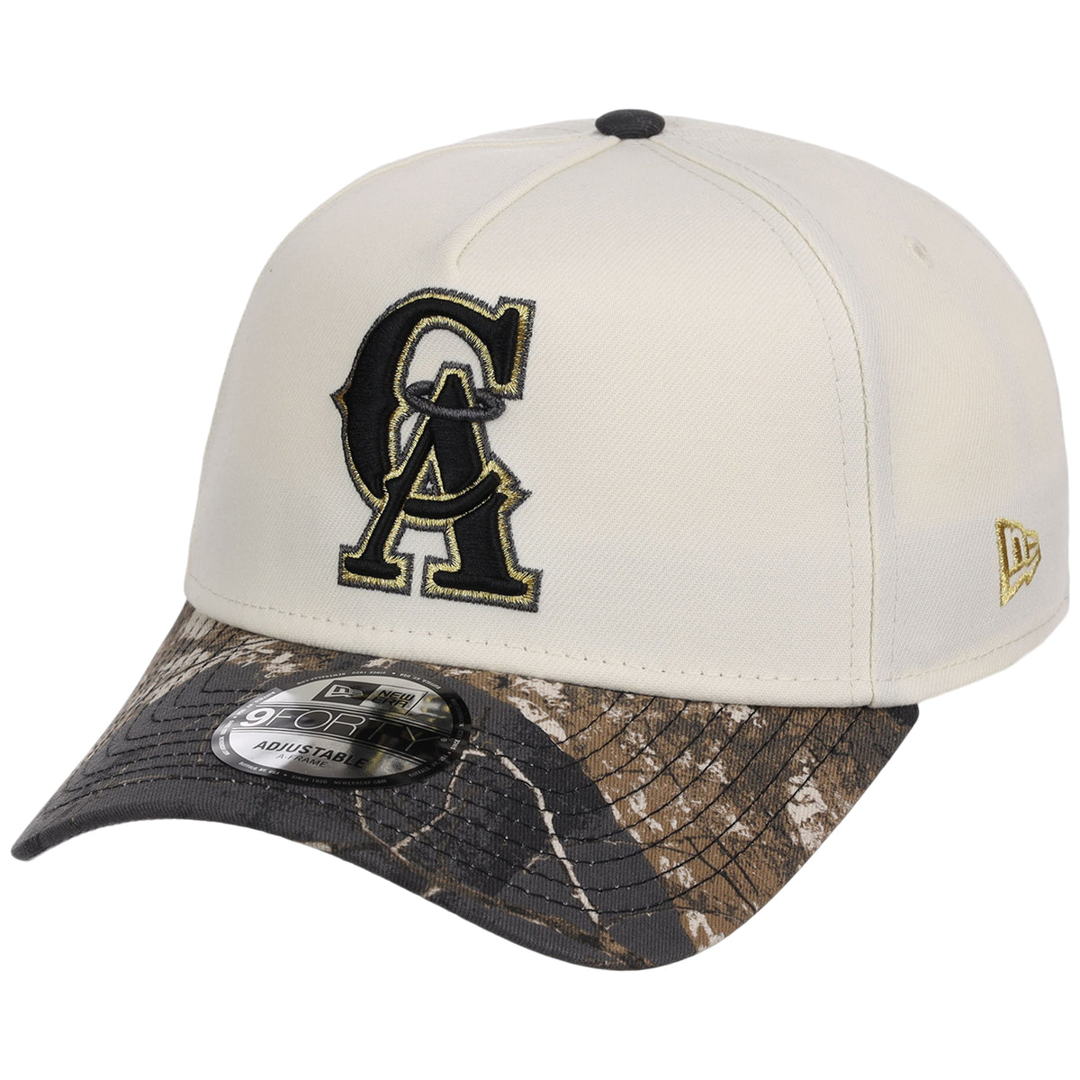 Anaheim Angels MLB Black Realtree Chrome New Era 9FORTY