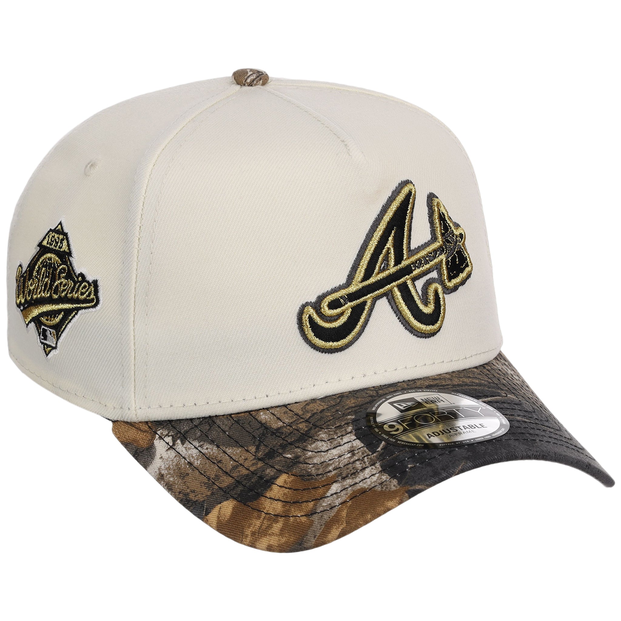 Atlanta Braves MLB Black Realtree Chrome New Era 9FORTY