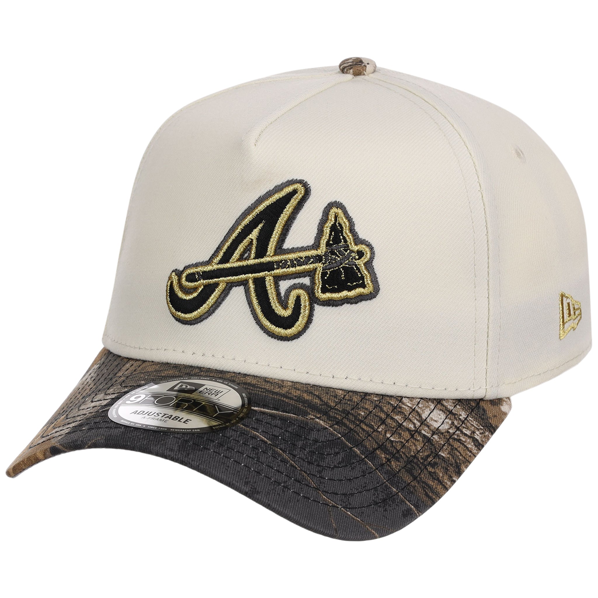 Atlanta Braves MLB Black Realtree Chrome New Era 9FORTY