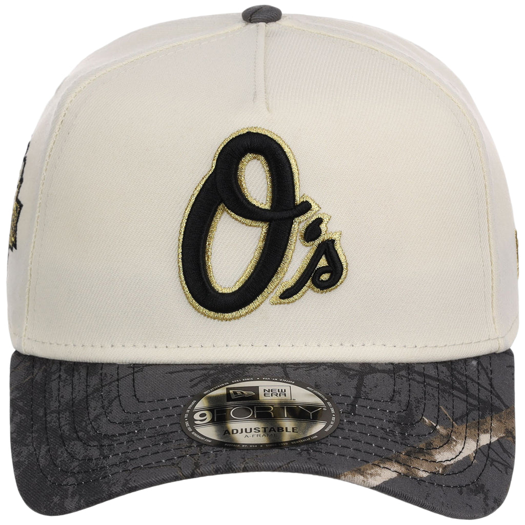 Baltimore Orioles MLB Black Realtree Chrome New Era 9FORTY