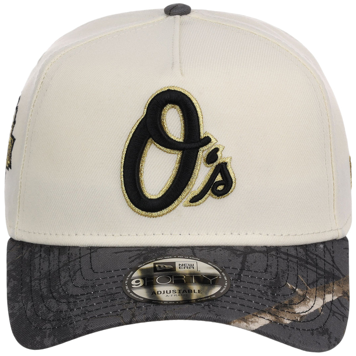 Baltimore Orioles MLB Black Realtree Chrome New Era 9FORTY