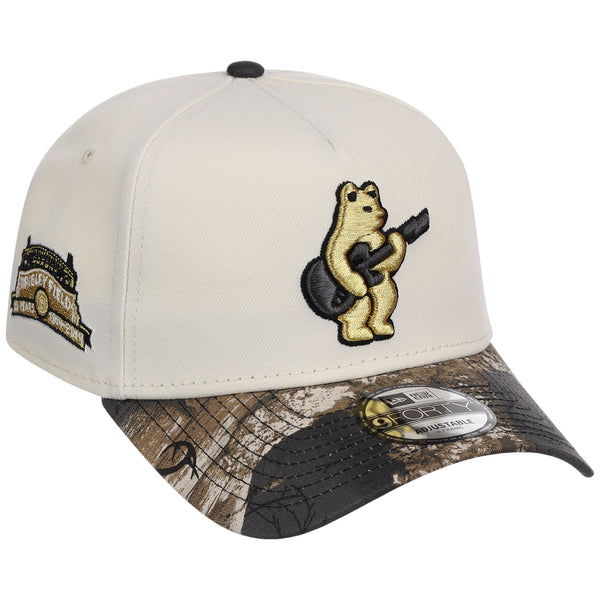 Chicago Cubs MLB Black Realtree Chrome New Era 9FORTY
