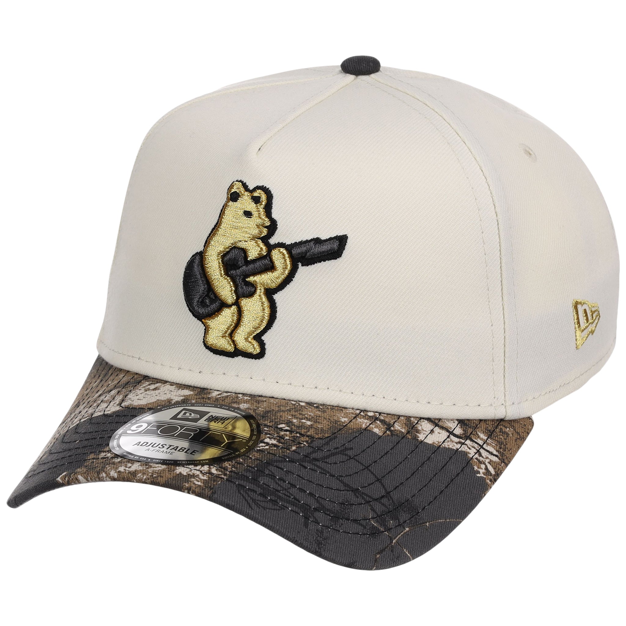 Chicago Cubs MLB Black Realtree Chrome New Era 9FORTY