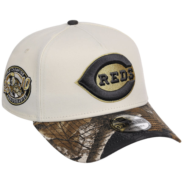 Cincinnati Reds MLB Black Realtree Chrome New Era 9FORTY