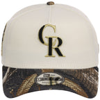 Colorado Rockies MLB Black Realtree Chrome New Era 9FORTY