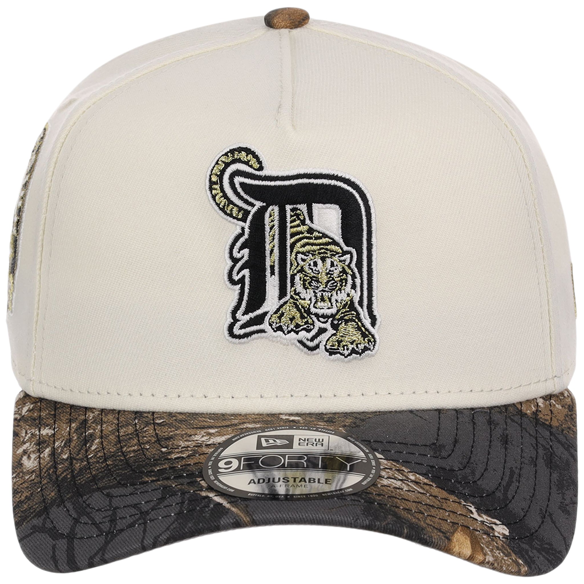 Detroit Tigers MLB Black Realtree Chrome New Era 9FORTY