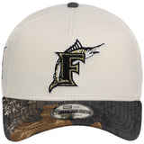Florida Marlins MLB Black Realtree Chrome New Era 9FORTY