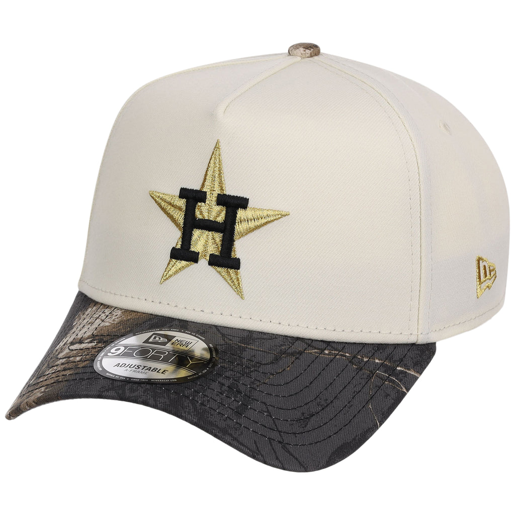 Houston Astros MLB Black Realtree Chrome New Era 9FORTY