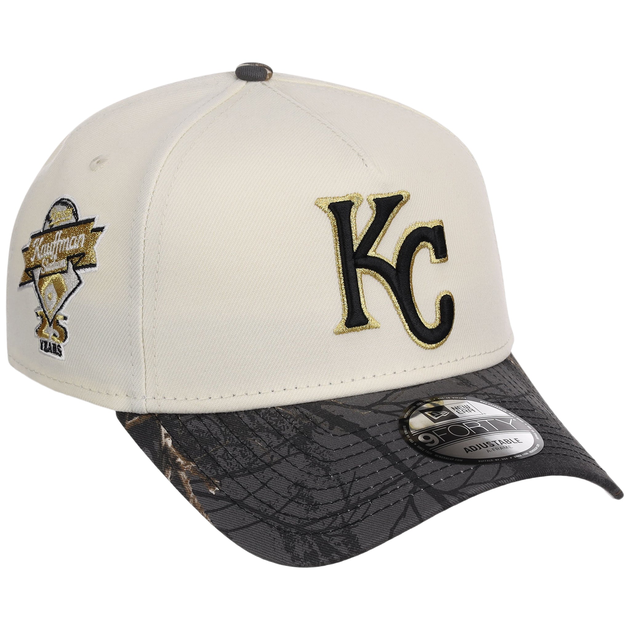 Kansas City Royals MLB Black Realtree Chrome New Era 9FORTY