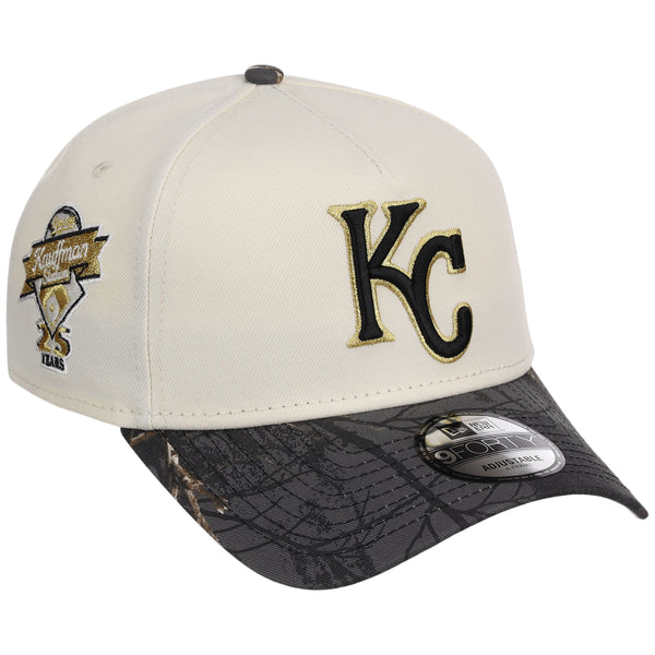 Kansas City Royals MLB Black Realtree Chrome New Era 9FORTY