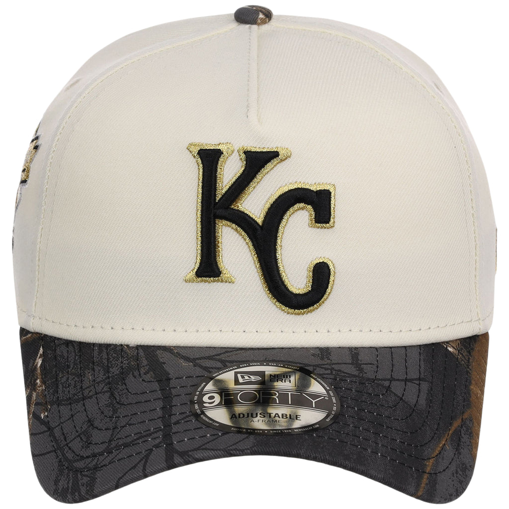 Kansas City Royals MLB Black Realtree Chrome New Era 9FORTY