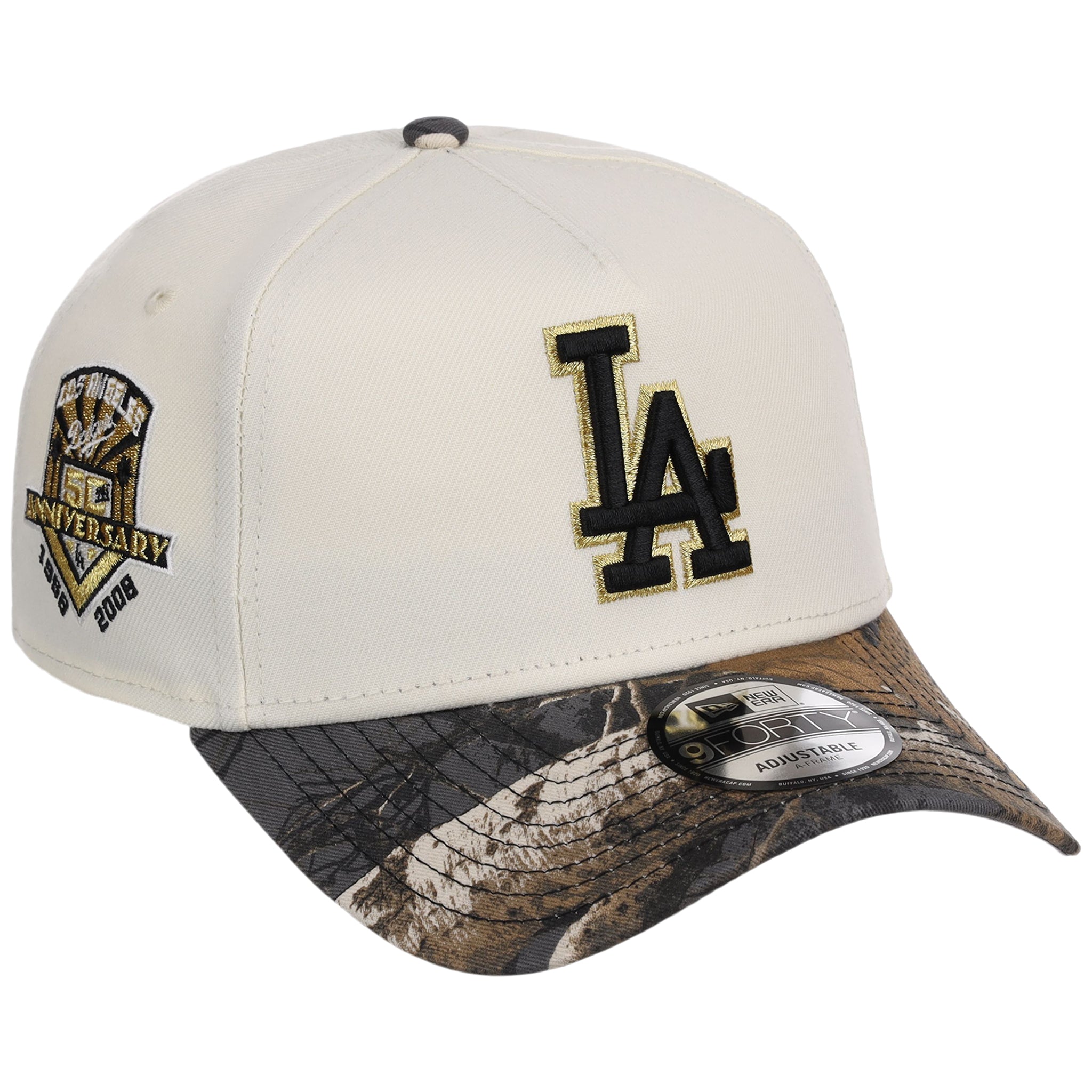 Los Angeles Dodgers MLB Black Realtree Chrome New Era 9FORTY