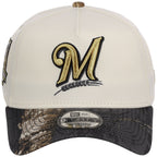 Milwaukee Brewers MLB Black Realtree Chrome New Era 9FORTY