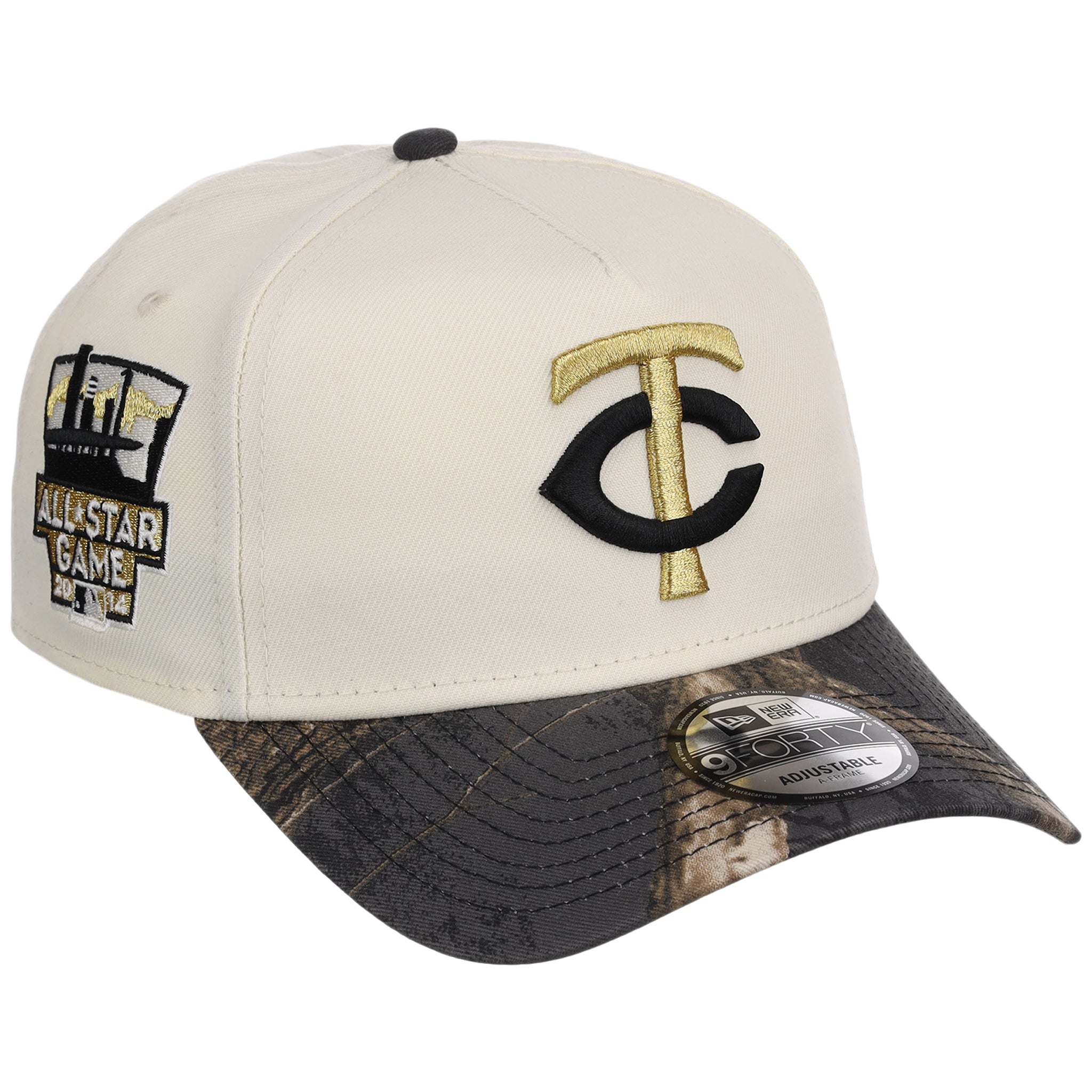 Minnesota Twins MLB Black Realtree Chrome New Era 9FORTY