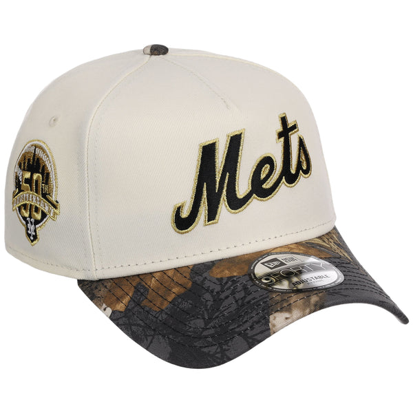 New York Mets MLB Black Realtree Chrome New Era 9FORTY