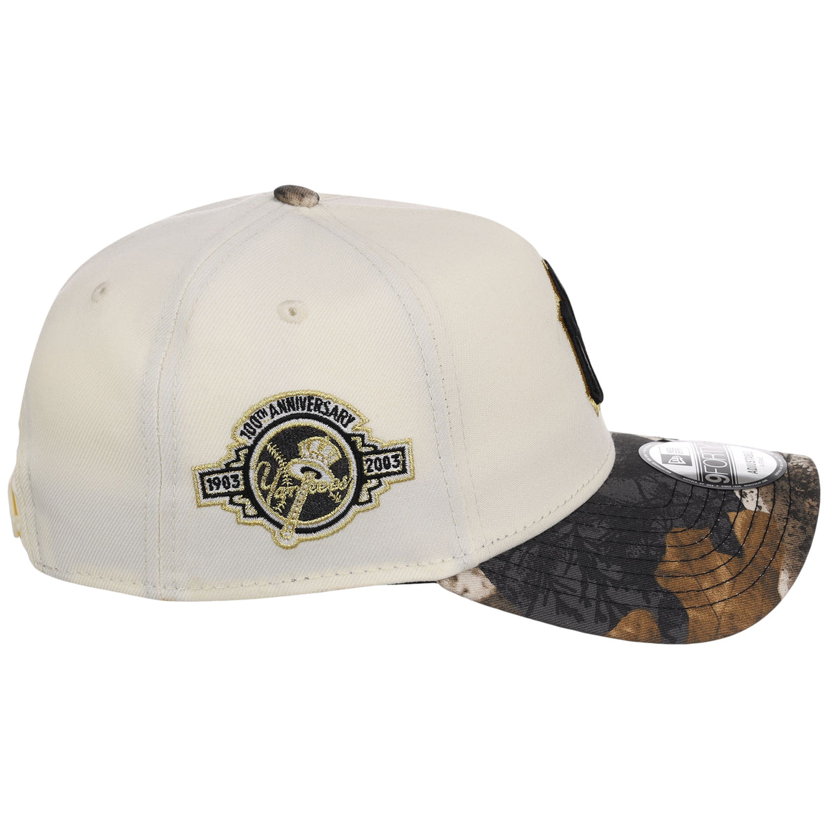 New York Yankees MLB Black Realtree Chrome New Era 9FORTY
