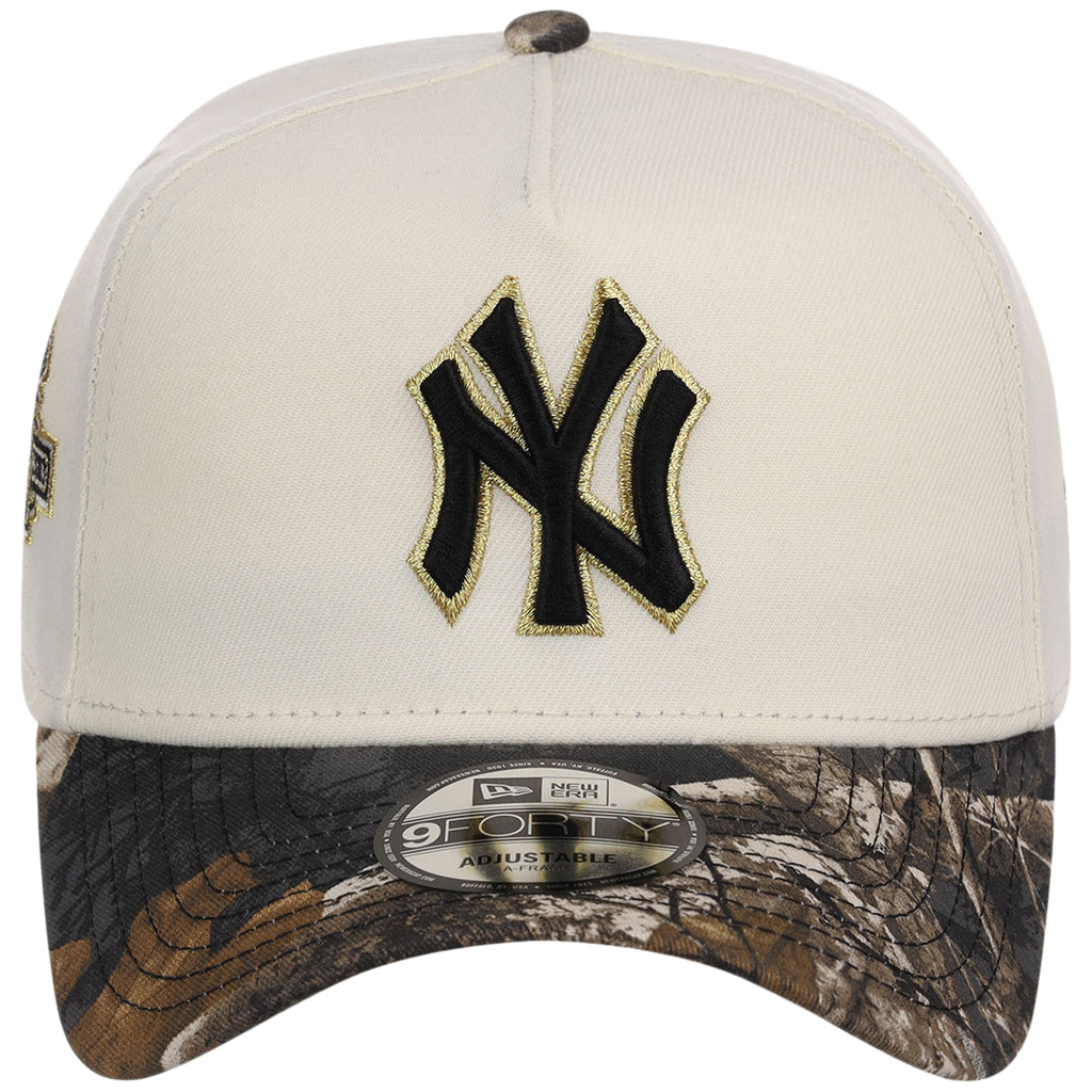 New York Yankees MLB Black Realtree Chrome New Era 9FORTY