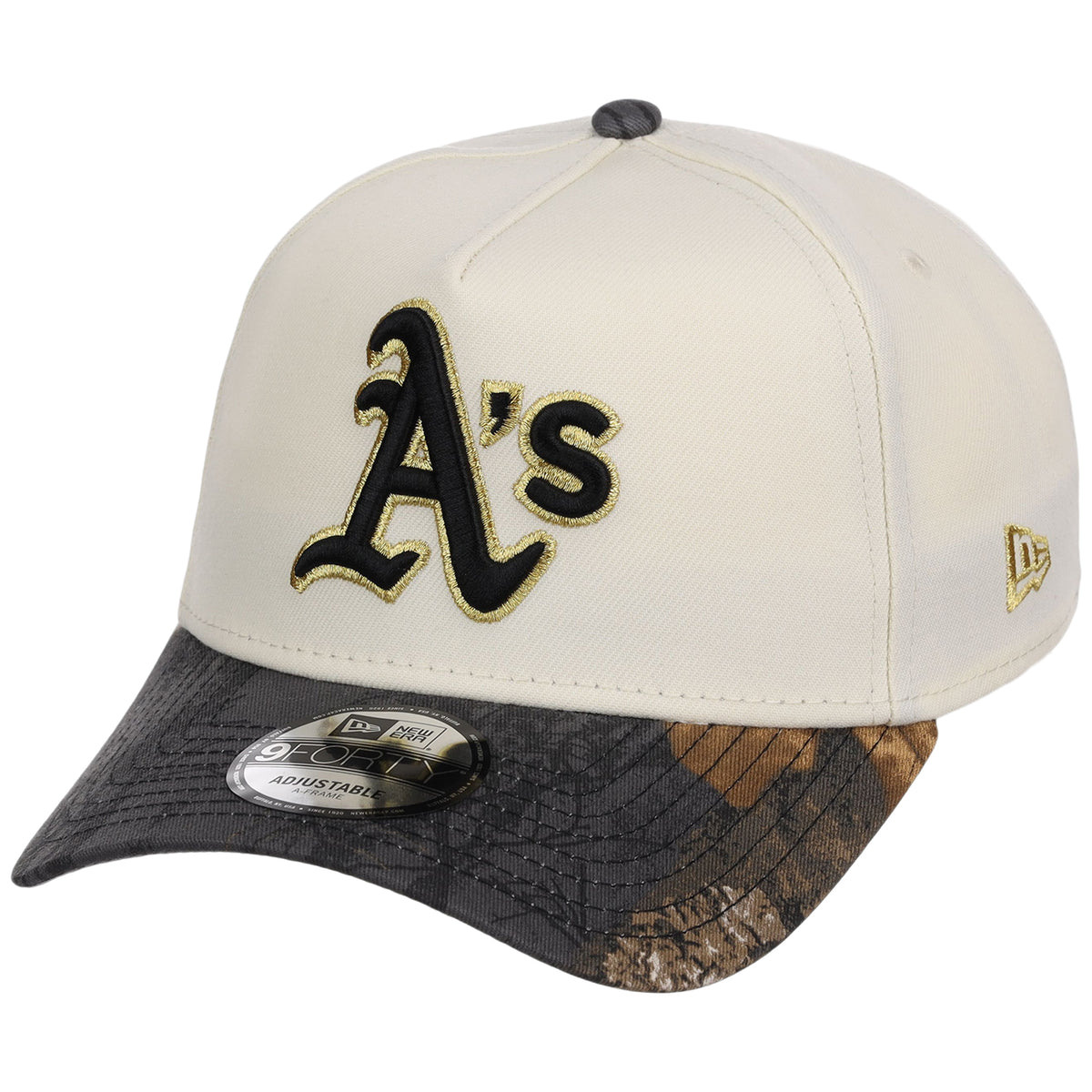 Oakland Athletics MLB Black Realtree Chrome New Era 9FORTY