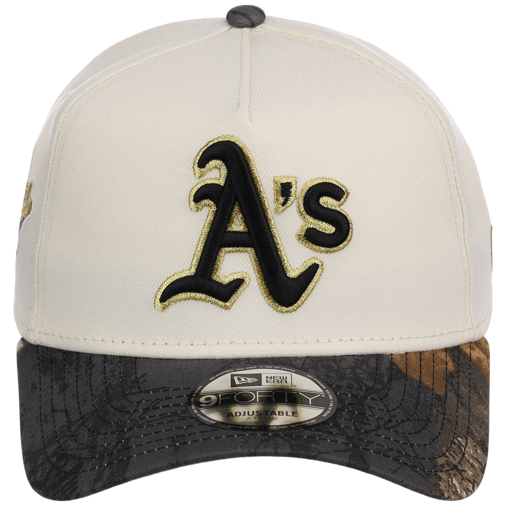 Oakland Athletics MLB Black Realtree Chrome New Era 9FORTY