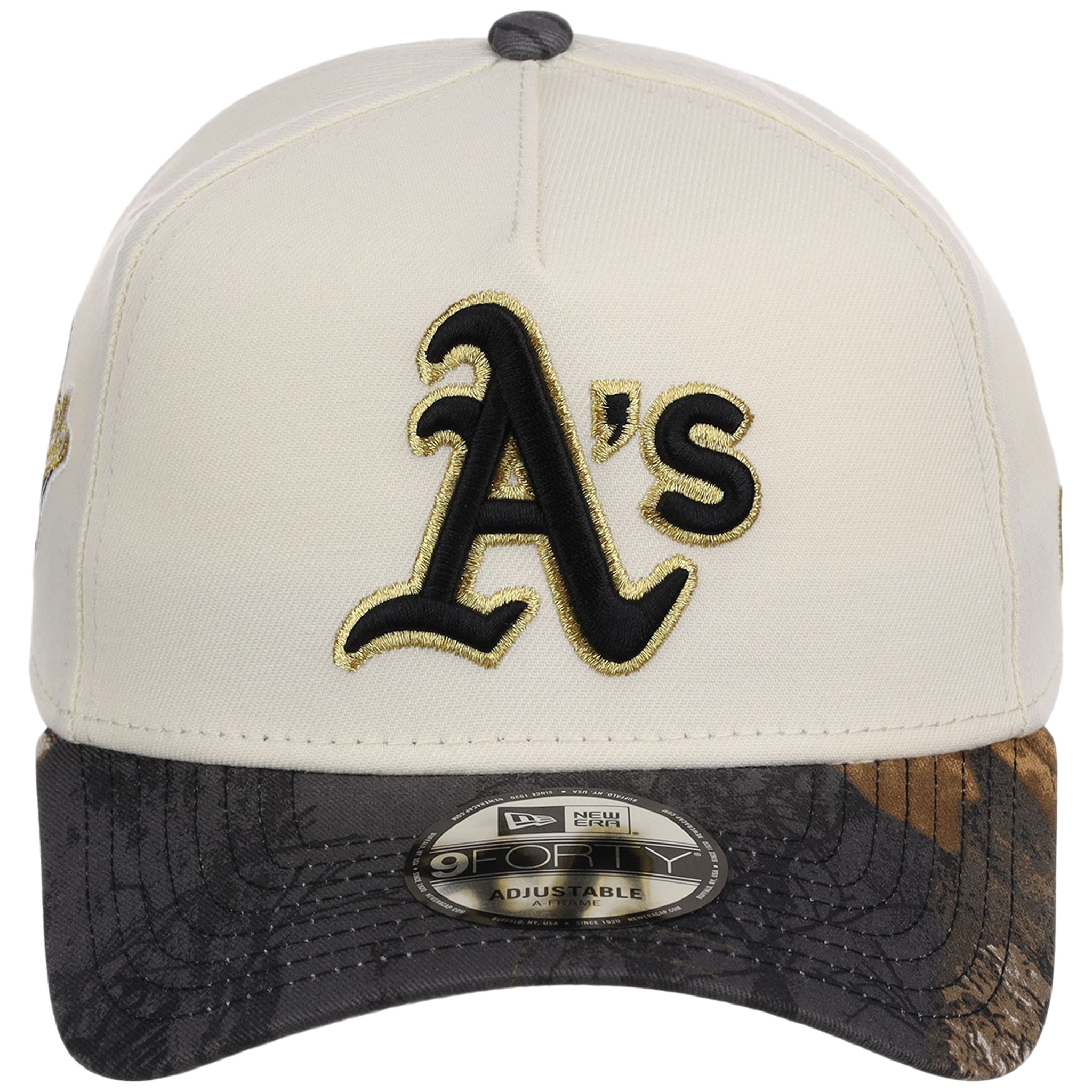 Oakland Athletics MLB Black Realtree Chrome New Era 9FORTY