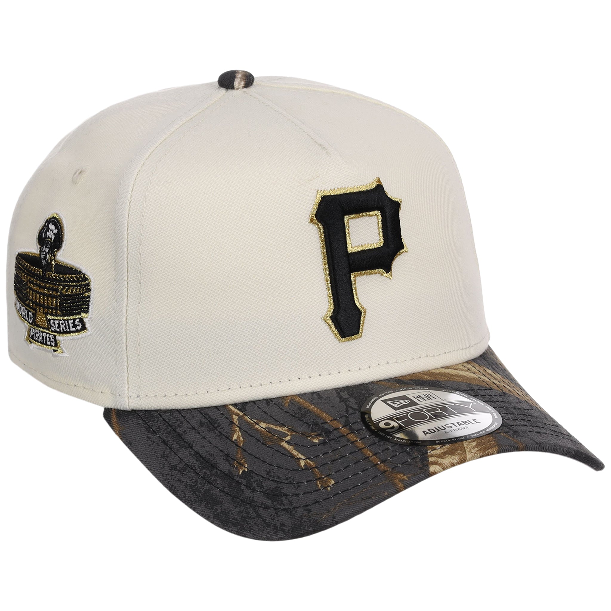 Pittsburgh Pirates MLB Black Realtree Chrome New Era 9FORTY