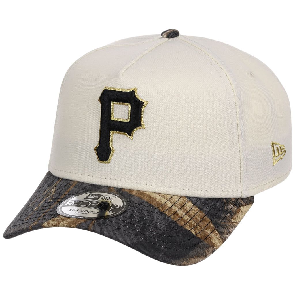 Pittsburgh Pirates MLB Black Realtree Chrome New Era 9FORTY