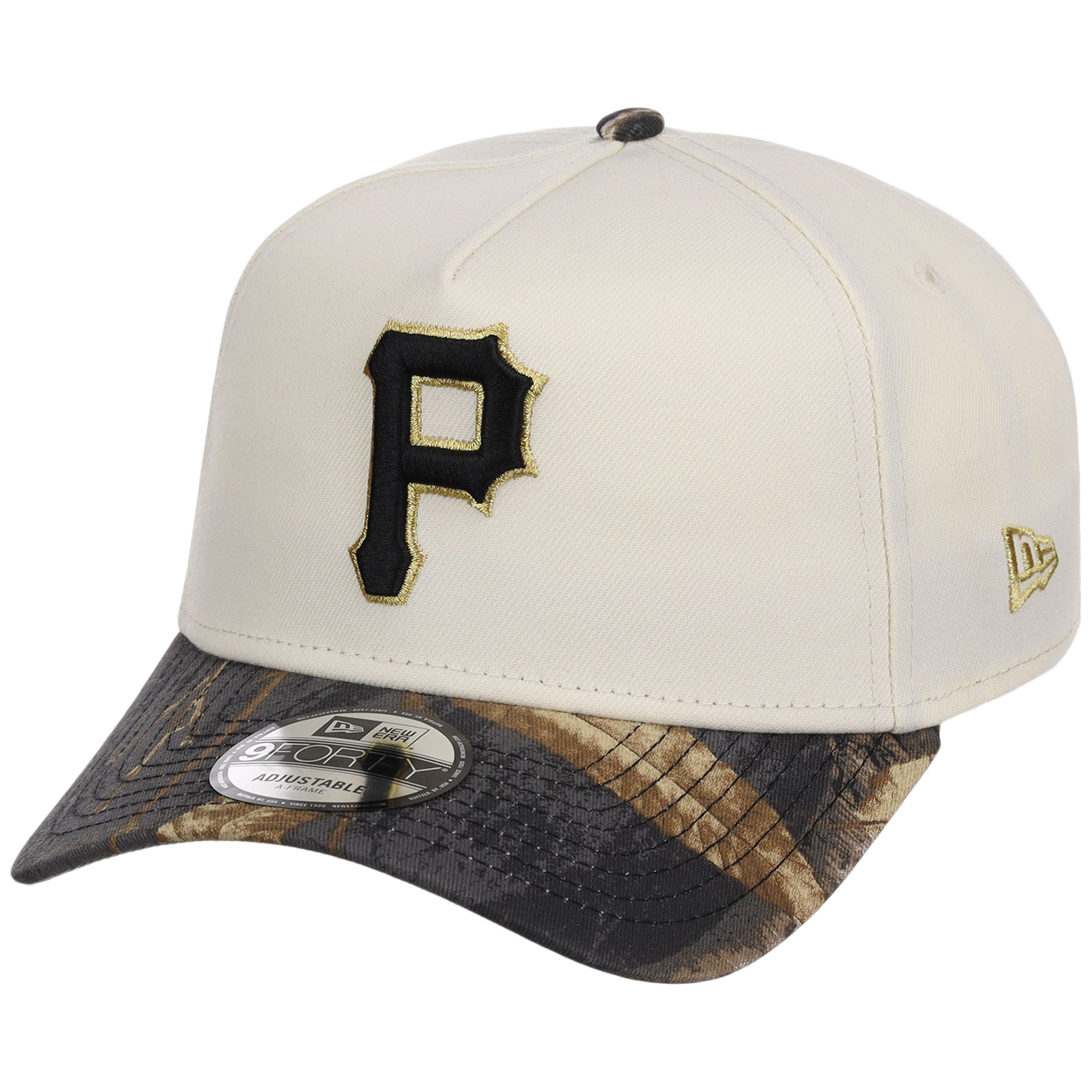 Pittsburgh Pirates MLB Black Realtree Chrome New Era 9FORTY