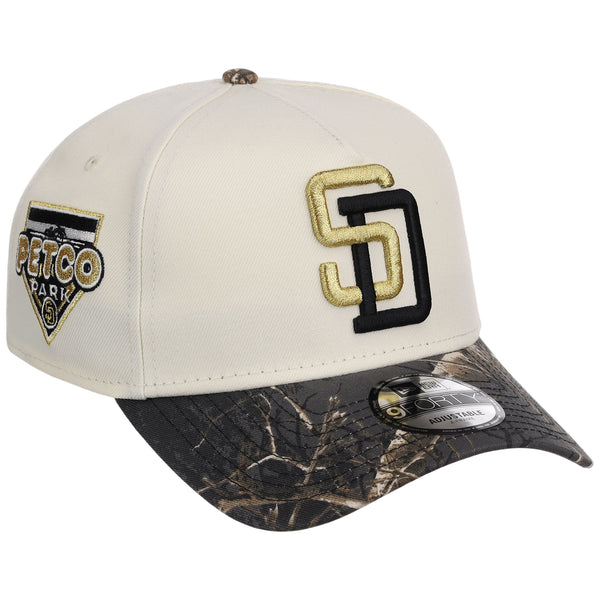 San Diego Padres MLB Black Realtree Chrome New Era 9FORTY