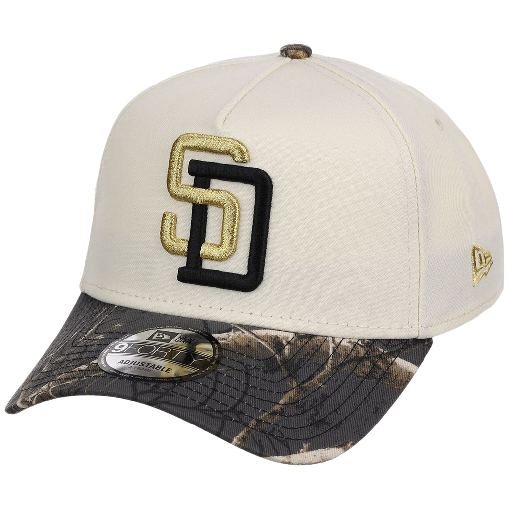 San Diego Padres MLB Black Realtree Chrome New Era 9FORTY