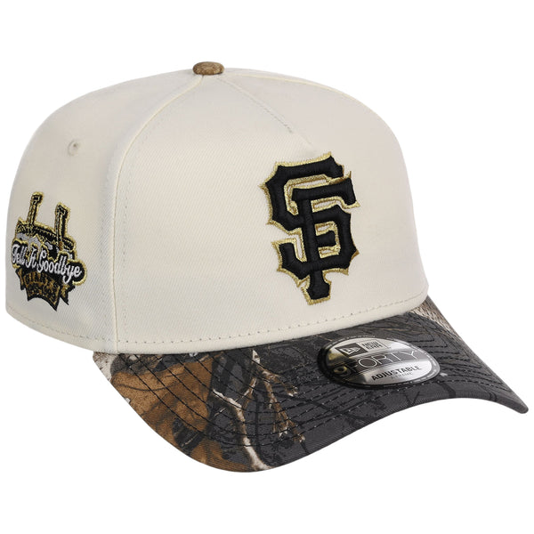 San Francisco Giants MLB Black Realtree Chrome New Era 9FORTY