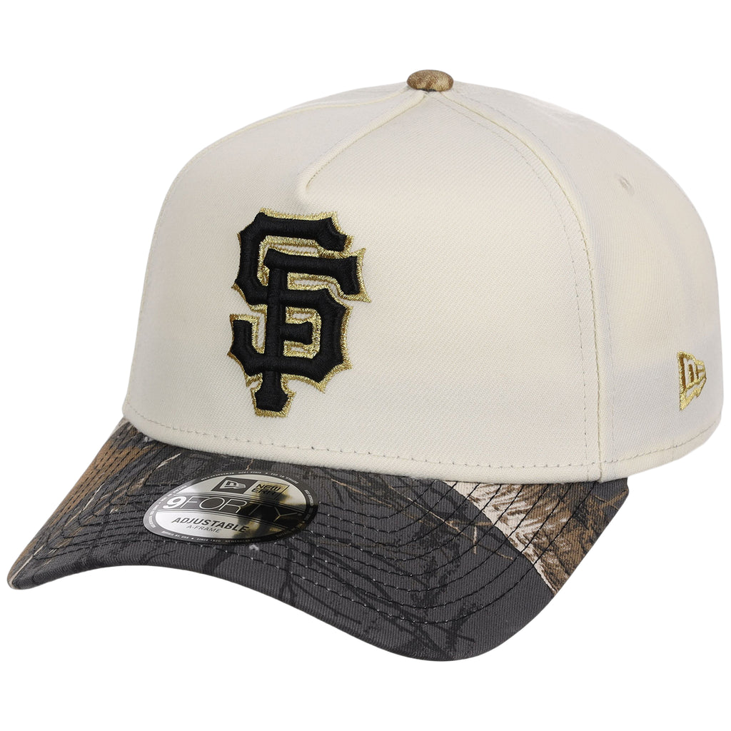 San Francisco Giants MLB Black Realtree Chrome New Era 9FORTY