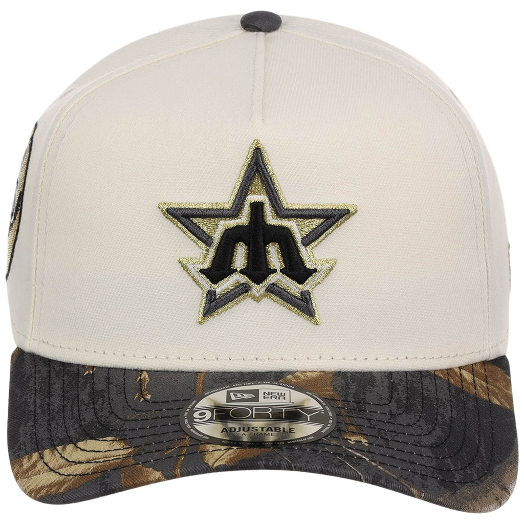 Seattle Mariners MLB Black Realtree Chrome New Era 9FORTY