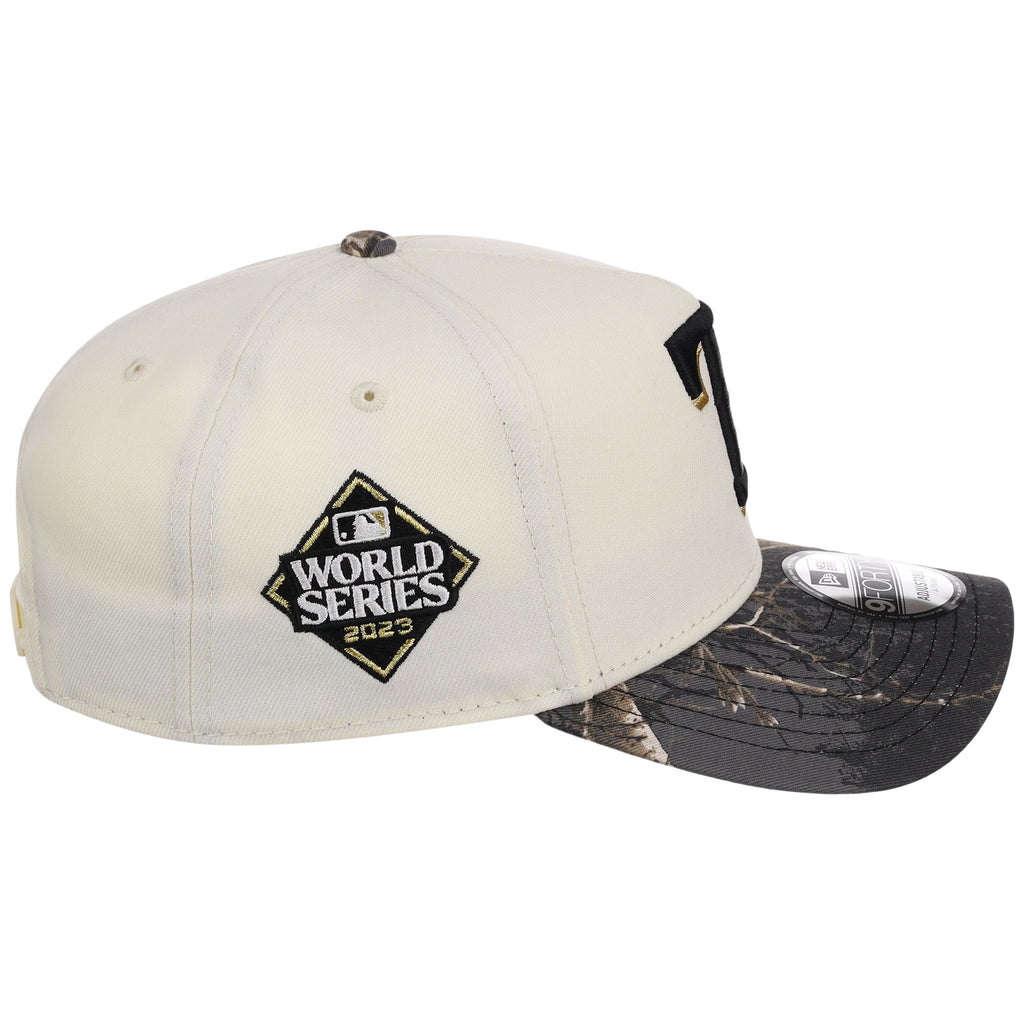 Texas Rangers MLB Black Realtree Chrome New Era 9FORTY
