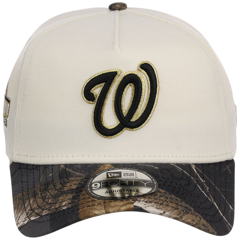Washington Nationals MLB Black Realtree Chrome New Era 9FORTY