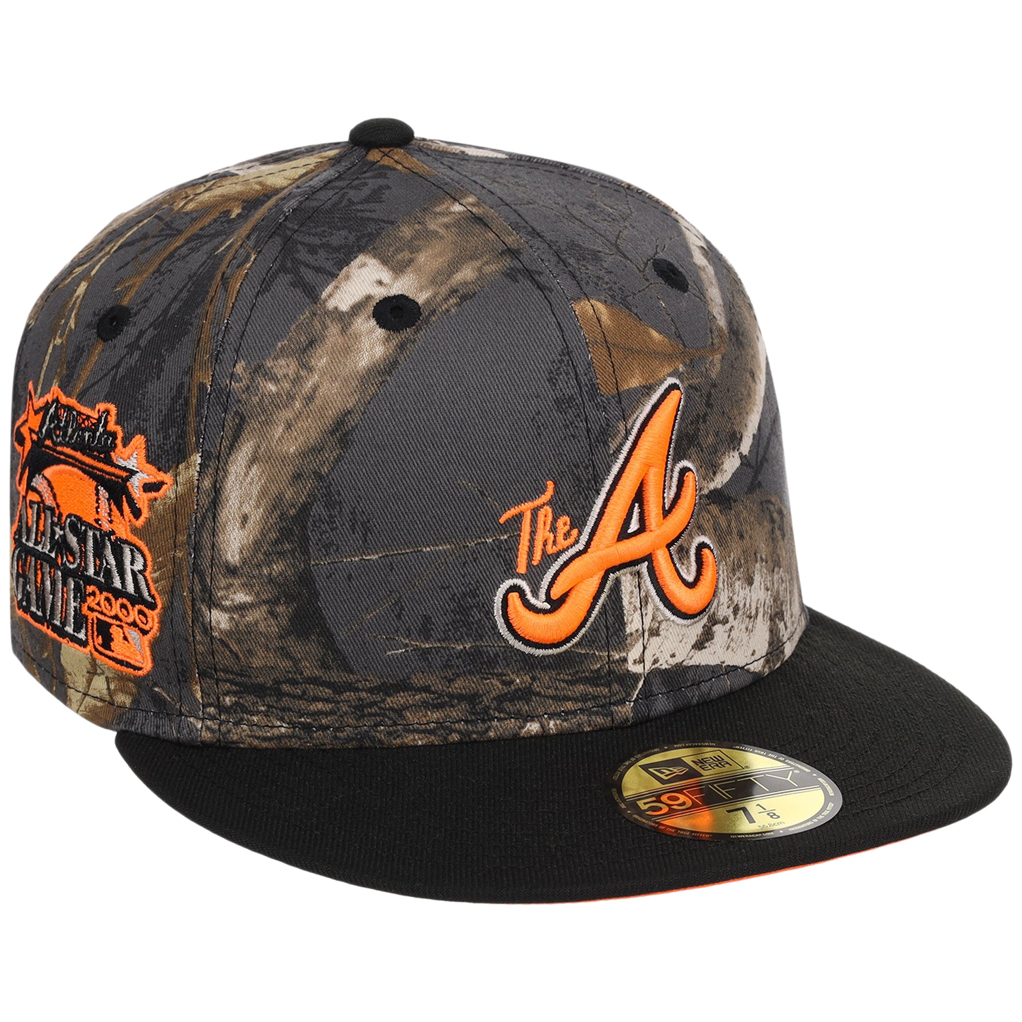 Atlanta Braves MLB Black Realtree 'Flame' New Era 59FIFTY