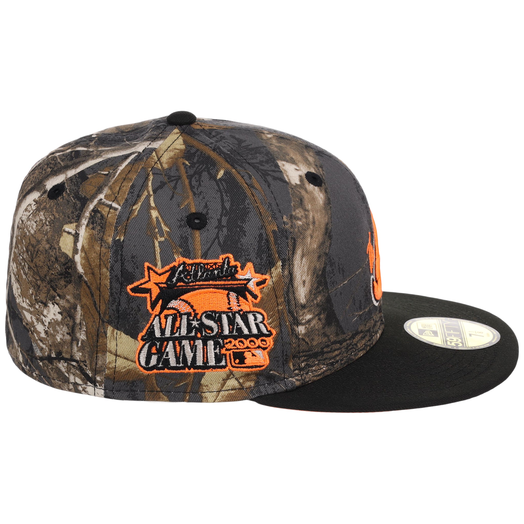 Atlanta Braves MLB Black Realtree 'Flame' New Era 59FIFTY