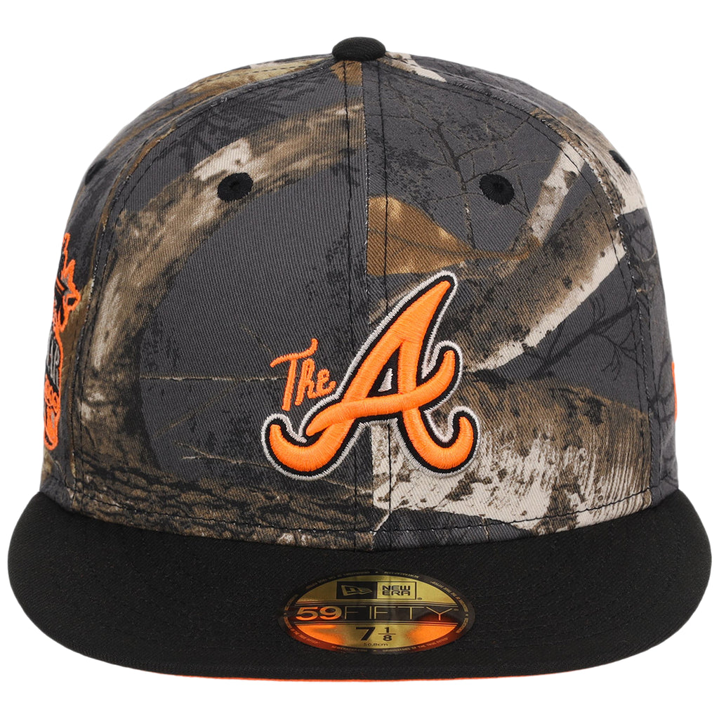 Atlanta Braves MLB Black Realtree 'Flame' New Era 59FIFTY