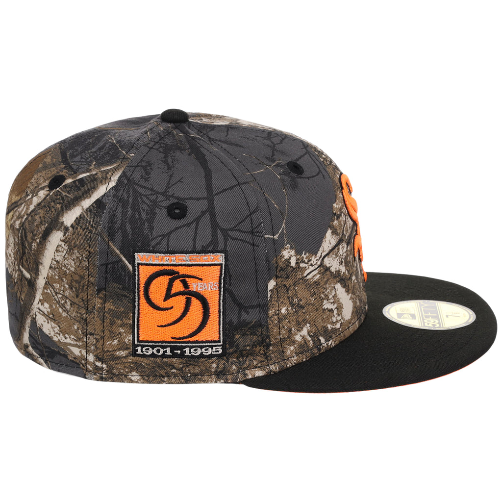 Chicago White Sox MLB Black Realtree 'Flame' New Era 59FIFTY
