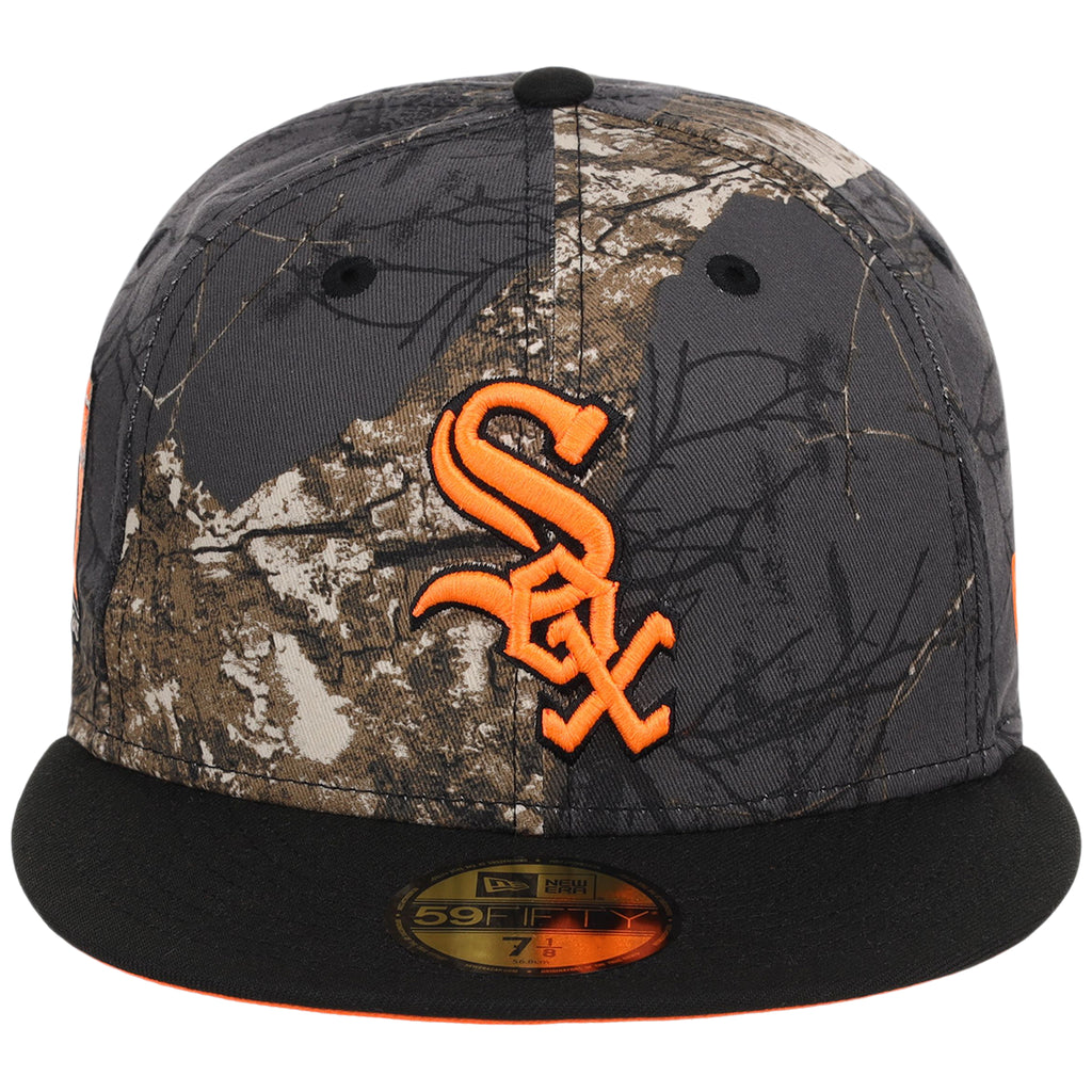 Chicago White Sox MLB Black Realtree 'Flame' New Era 59FIFTY
