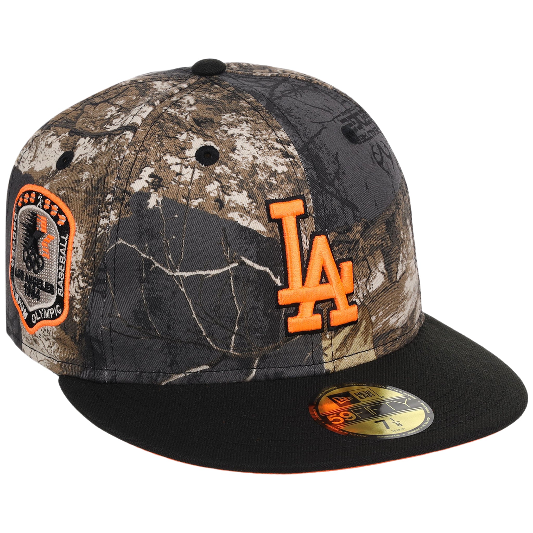 Los Angeles Dodgers MLB Black Realtree 'Flame' New Era 59FIFTY